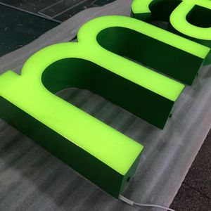 Tùy chỉnh 3D thư kênh Acrylic LED biển hiệu thép không gỉ ngoài trời biển quảng cáo với thiết kế logo chiếu sáng cử<span class=keywords><strong>a</strong></span> hàng Biển hiệu - Product Image 2