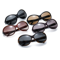 Lunettes de soleil rétro UV400 2026 de haute qualité, grandes lunettes ovales de luxe, personnalisables avec logo, pour femmes, tendance