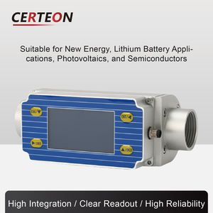 プロパン メタン アルゴン ヘリウム 水素 酸素用コンパクトデジタル熱式インライン流量計 ガス流量計 - Product Image 2