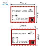 Module de port série sans fil Ebyte ODM EWM521 2,4 GHz LoRa MESH, émetteur-récepteur UART 2 Mbps, longue portée, auto-routage, auto-guérison