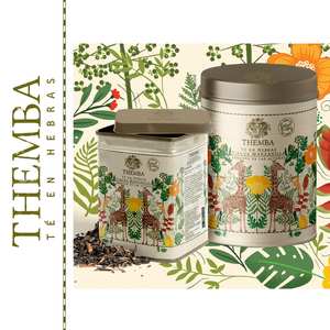 Vente en <span class=keywords><strong>gros</strong></span> Nouveau bidon <span class=keywords><strong>de</strong></span> thé hermétique à double couvercle et grandes feuilles d'herbes <span class=keywords><strong>de</strong></span> qualité alimentaire écologique imprimé sur mesure - Product Image 2