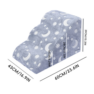 Schattige grote trap en helling voor kleine/ouderhonden - Polyester materiaal, toegang tot de bank - Product Image 5