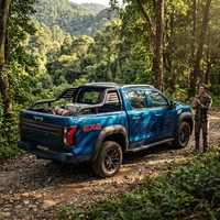 Truk Pikap Foton Baru 4x4 Otomatis Kecepatan Tinggi Terlaris di Cina