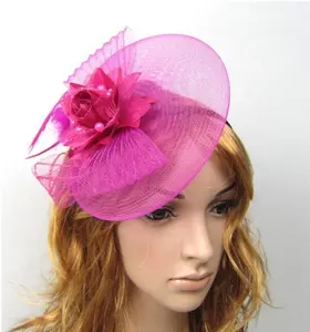 מפעל סיטונאי אופנה נשים fascinators כובע באיכות גבוהה