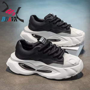 Men's Casual Shoes Campus <b>Letter</b> Design Personalized Fashionable Thick-soled Board Shoes Comfortable Sports Sneaker - Product Image 1