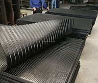 Tapis en caoutchouc antidérapant pour vaches, fabrication en usine, revêtement de sol en caoutchouc pour chevaux, tapis en caoutchouc robuste pour l'écurie
