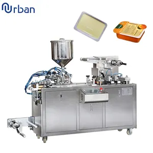 Small Fully Automatic Jam Peanut Butter Blister Packing Machine For Liquid