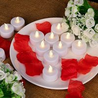 Luces LED tipo vela, velas brillantes sin llama para iluminación de eventos