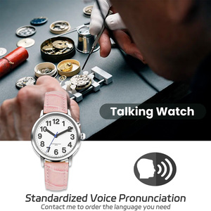 <span class=keywords><strong>Montre</strong></span> parlante pour femmes, montres à grands <span class=keywords><strong>chiffres</strong></span> parlantes pour les aveugles, les malvoyantes, les personnes âgées, les dames - Product Image 3