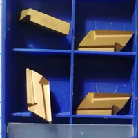 Plaquettes de tournage CNC en carbure de haute qualité Knux160405 Knux160410 L11/R11 pour outils de profilage en acier et acier inoxydable