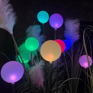 LED Solar Reed <b>Lights</b> IP66 Waterproof Garden Stake Lamp Outdoor Decorative Lighting - Product Image 2