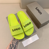 Diapositives de luxe pantoufles unisexe chaussures en gros dames pantoufles haute qualité femmes sandales 2025 nouveau Style hommes marque pantoufles