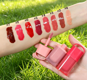 Gloss à lèvres hautement pigmenté, formule <span class=keywords><strong>bio</strong></span> naturelle végane, effet repulpant et brillant, marque privée - Product Image 2