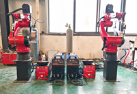 Robot de soudage laser MIG TIG 6 axes avec positionneur personnalisé 3000W 6000W, programmation hors ligne, soudeuse pour acier, métal, aluminium
