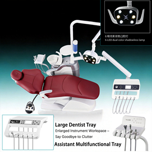 Fauteuil <span class=keywords><strong>dentaire</strong></span> avec 9 positions mémoire, homologué CE, usine de Foshan, livraison rapide en 7-10 jours et solution <span class=keywords><strong>dentaire</strong></span> complète - Product Image 3
