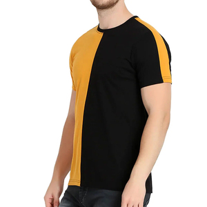 เสื้อยืดผู้ชายผ้าฝ้าย 100% ราคาส่ง แขนสั้น คอกลม เสื้อยืดลำลองเรียบง่ายสำหรับผู้ใหญ่ พร้อมลายโลโก้แบบเรียบ - Product Image 3