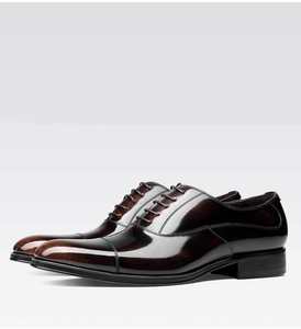 Chaussures habillées en cuir à bout pointu et chaussures Oxford, chaussures de bureau pour hommes en cuir véritable faites à la main, chaussures décontractées en cuir pour hommes - Product Image 6
