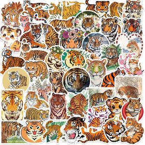 Autocollants HOYO Tiger, 50 pièces/paquet, autocollants décoratifs Tigre Royal Bengal Rayé pour Ordinateurs Portables, Vélos, Téléphones - Product Image 1