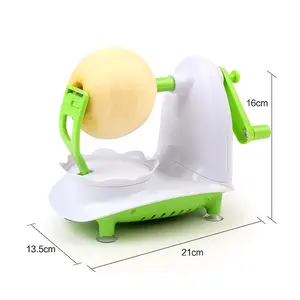 Đa chức năng dụng cụ nhà bếp Hướng dẫn sử dụng trái cây khoai tây Peeler máy tay cranked cắt trái cây táo Peeler