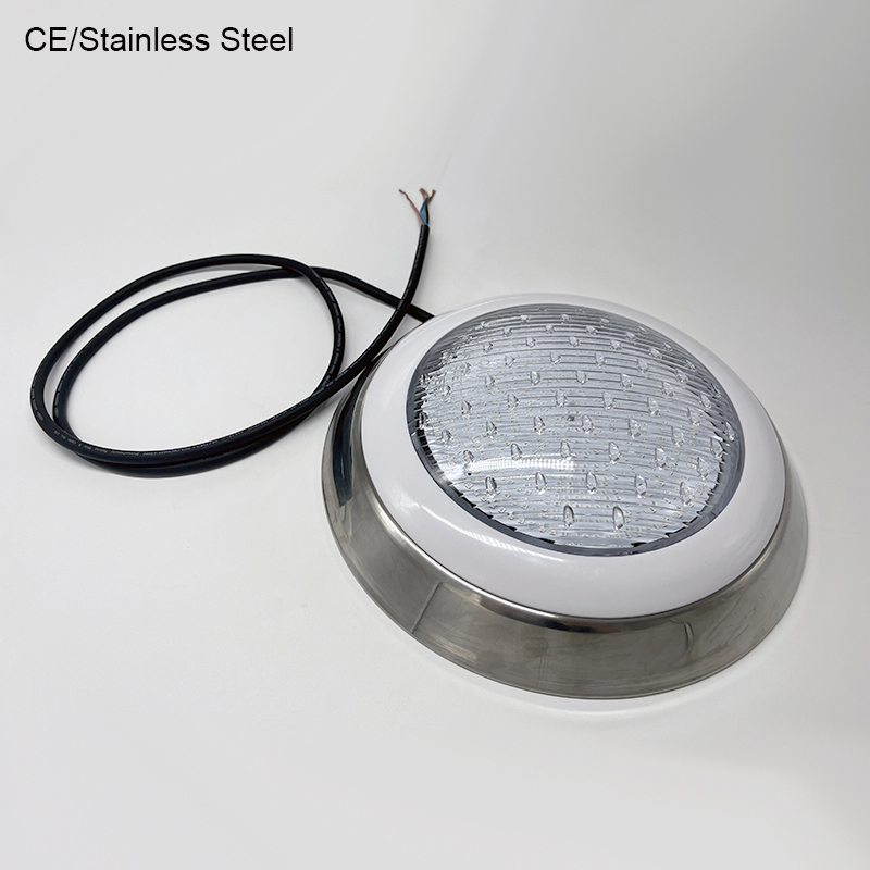 Wall-mounted RGB LED Changing IP68 Waterproof Stainless Steel Dimmable Warm White Swimming Pool Lights 10-120 Beam Angle RF