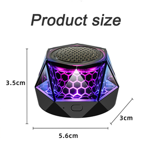 Loa từ tính nhỏ gọn - Hệ thống âm thanh không dây G300 với đèn LED RGB & thiết kế âm thanh nổi di động, loa bass - Product Image 5