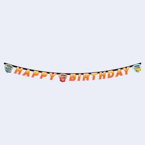 Bannière en papier Happy Birthday Cars 2M, décoration de fête, lot de 2 - Product Image 2