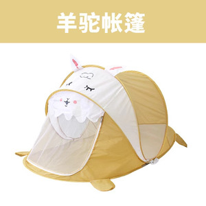 Carpa de juegos de dinosaurios para niños, casa de juguete desplegable para interiores y exteriores, de 2 a 4 años, unisex, de tela suave. - Product Image 5