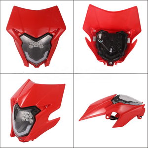 LINGQI Phares de <span class=keywords><strong>moto</strong></span> Feux de circulation diurne à LED Grimace Phare Capot pour CRF Off Road Motorbike Motocross Parts - Product Image 5