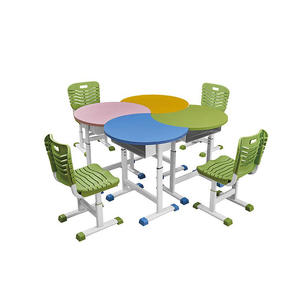 Mobilier de groupe pour l'école <span class=keywords><strong>maternelle</strong></span> Équipement Table d'étude en plastique Chaises pour l'enseignement <span class=keywords><strong>Formation</strong></span> Sièges confortables pour enfants - Product Image 5
