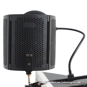 G1 Escudo insonorizado Micrófono Estudio de grabación Micrófono Reducción de ruido Parabrisas Espuma absorbente de <span class=keywords><strong>sonido</strong></span> <span class=keywords><strong>Pantalla</strong></span> de viento de tres puertas - Product Image 4