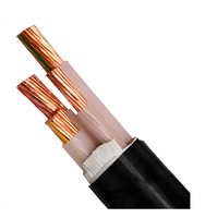 Cable de Cobre Trenzado de 4 Núcleos con Aislamiento de PVC de 12V y 8 AWG, Fabricado en Fábrica, para Calefacción y Uso Subterráneo