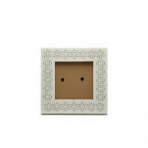 AZ ENTERPRISES Eco-Friendly Bone Inlay & Resin <b>Photo</b> <b>Frame</b> with <b>Black</b> and White Design Handmade Tabletop Display - Product Image 3