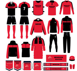 Preço por atacado Alta Qualidade Secagem Rápida Camisetas De Futbol Retro Kits De Futebol Conjunto Completo Kit De Futebol rosa Uniforme De Futebol - Product Image 4