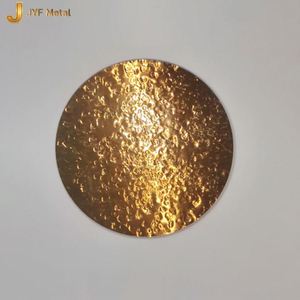 Placa de Acero Inoxidable AISI SS con Recubrimiento de Color PVD, Textura Metálica Martillada, para Doblado, Corte y Soldadura - Product Image 4