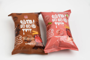 All'ingrosso Semi-Soft al forno Snack dolce fragola pesca cioccolato aromatizzato perfetto cibo soffiato On-the-Go frutta verdura - Product Image 2