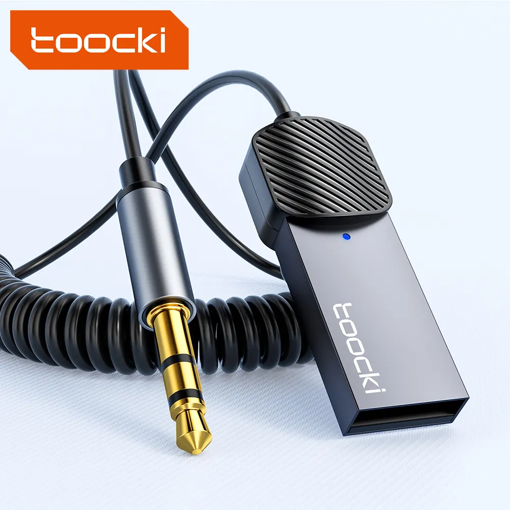 Toocki Oem Auto Sigarettenaansteker Bluetooth Audio Adapter Bluetooth Cassette Adapter