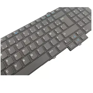黒のDellE5540用HK-HHT AZERTYフレンチラップトップキーボード - Product Image 4