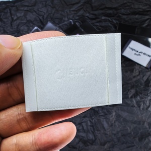 Etiquetas de Ropa Tejidas de Algodón Ecológicas, Etiquetas de Cuidado de Prendas Personalizadas, Etiquetas de Marca de Ropa Sostenible, Fabricante - Product Image 4