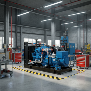 40KW <span class=keywords><strong>Biogas</strong></span>-Generator - Kleinmaßstäbliches Abfall-zu-Energie-Umwandlungssystem für Ländliche Gemeinden, Konzipiert für Lokale Energieversorgungsbedürfnisse - Product Image 1