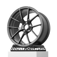 Jantes forgées en alliage d'aluminium T6061 18 19 20 pouces à double 5 branches pour voitures de course 5x112 5x114.3 5x120 5x130 pour BMW Audi Benz