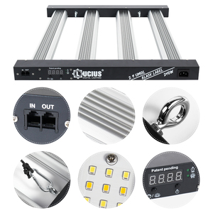 ไฟปลูกต้นไม้ Lucius 240W แบบ 4 บาร์ สเปกตรัมเต็มรูปแบบ สำหรับปลูกพืชในร่มและแก้วมังกร - Product Image 4