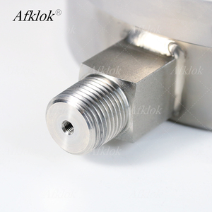 글리세린 충전 충격 방지 유압 시스템 오일 가스 압력계가 있는 스테인리스 스틸 케이스 마노미터 - Product Image 5