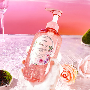 Crème de bain hydratante et nourrissante au parfum longue durée de fleurs de cerisier Sakura, gel douche au collagène et pétales - Product Image 2