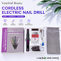 Vantrend Beauty Professional 35000RPM USB Oplaadbare Aluminium Pen-vormige Nagelboor met Aangepast Logo, Rechtstreeks van de Fabriek, Groothandel