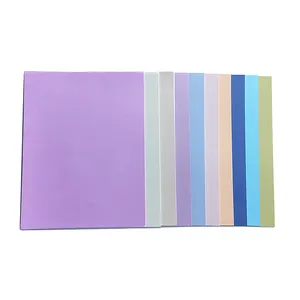 12x12 kart stoğu kraft el işi kağıdı renkli çift taraflı 300gsm dokulu kağıt
