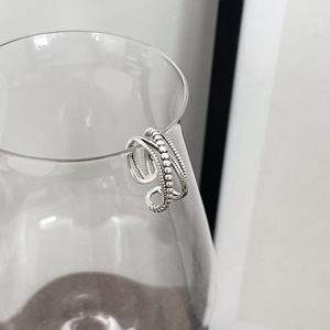 S925 Sterling Silver Cross <b>Ring</b> Women's Minimalist Geometric Style Fashion Jewelry Gift - Product Image 3