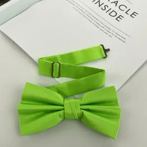 Wholesale Men Bowtie Adjustable Necktie Custom Bulk Bow Tie for Wedding