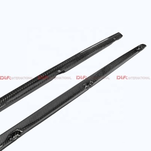 Falda lateral de carbono para 09 en adelante Nissan 370Z Z34 Caron Falda lateral de fibra Paso externo - Product Image 5