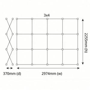 Aluminum Frame Collapsible Fabric Display <b>Stand</b> SEG Advertising Light Box Pop up Backlit <b>Backdrop</b> Exhibition <b>Stand</b> - Product Image 3
