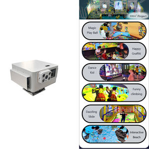 <span class=keywords><strong>Projecteur</strong></span> d'affichage hologramme interactif à LED pour bâtiment extérieur 4K 3D App Control Cartographie personnalisée Vidéo Multi-Environnement - Product Image 1